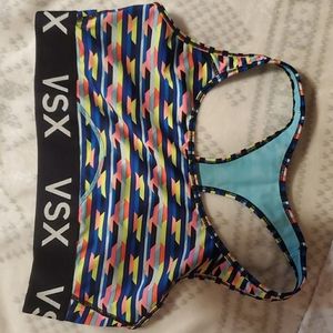 Victoria's Secret VSX Multi-Color sports bra, sz L